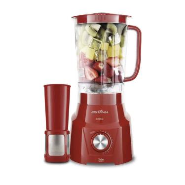 Imagem de Liquidificador Britânia B1000 3L Filtro 12 Velocidades + Pulsar 1200W Vermelho