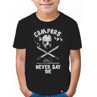 Imagem de Camiseta Infantil Jason - KING OF GEEK, Preto, 10