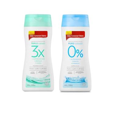 Imagem de Gino-Canesten, Kit Sabonete Intimo, 1 Triplo Cuidado e 2 Puro Cuidado, 200ml Cada
