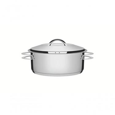 Imagem de Caçarola Rasa Tramontina Solar 20cm Em Aço Inox