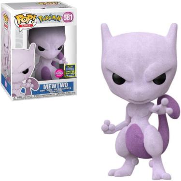 Imagem de Funko Pop Pokemon 581 Mewtwo Flocked Sdcc 2020