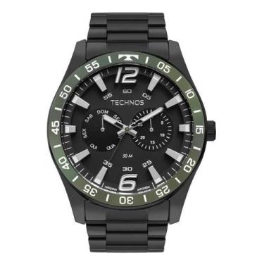 Imagem de Relógio Masculino Technos Racer Premium Multifunção Bisel Verde 6P25CC