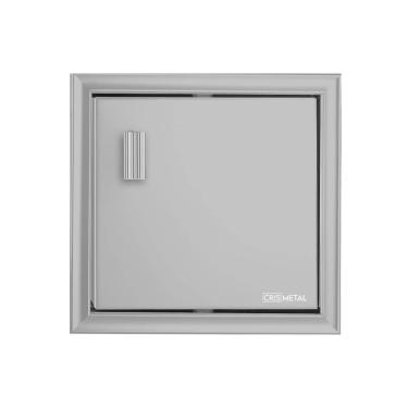 Imagem de Saboneteira 17,5x12,5x16,5cm Embutir Silver - 7552 - CRIS-METAL