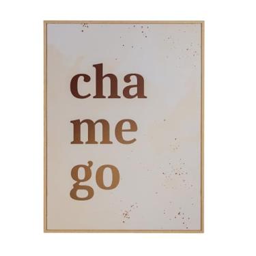 Imagem de Quadro Decorativo Chamego 30x40 cm – Moldura Filete Tendência, Sem Vidro, Para Decoração Moderna