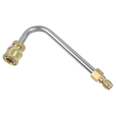 Imagem de LC LICTOP Varinhas de lanças de extensão de lavadora de pressão, em forma de U, 1/4 de polegada, acessório de varinha de arruela de calha de conexão rápida, peças de substituição de ferramenta de