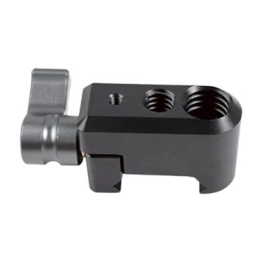 Imagem de ZGUZMCMK Kit de Expansão para Gaiola de Câmera com Trilho Giratório de 360°, Braçadeira Universal com Trava, Montagem em Liga de Alumínio com Liberação Rápida, 3.2 X 1.5 X 2 Cm