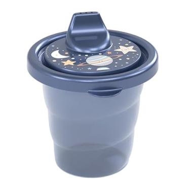 Imagem de Kit Copo Infantil Com Bico Transição Bebe Criança Treinamento Escolar Agua Suco 200ml Menino Menina (1, Astronauta)