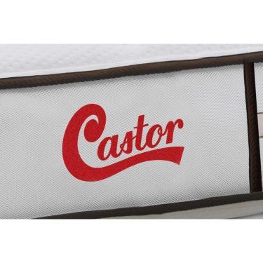 Imagem de Cama Box King: Colchão Molas Pocket Ensacadas Classic + Base Crc Courano Branco(193x203)