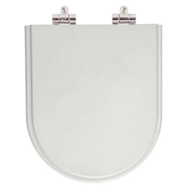 Imagem de Assento Sanitario Com Amortecedor Carrara Cinza Real Para Vaso Deca