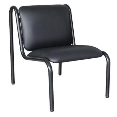 Imagem de Sofá Para Recepção De Escritório Linha Recepção Smart Preto