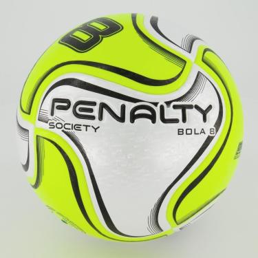 Imagem de Bola Penalty 8 X Society Branca e Amarela-Unissex
