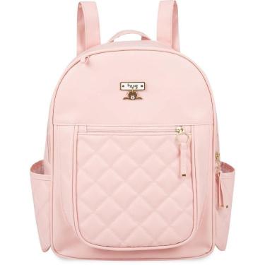 Imagem de Mochila de Maternidade Hug Graciosa Rosa