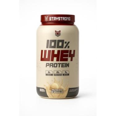 Imagem de Whey Concentrado 100 Stay Strong Pote Proteina Premium, Baunilha