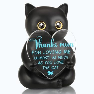 Imagem de VYNWPDFLI Presente de agradecimento para mãe da criança, presente de agradecimento de filha para mãe, lembrança de agradecimento para mamãe, presente de aniversário para mães de gato, LSS29