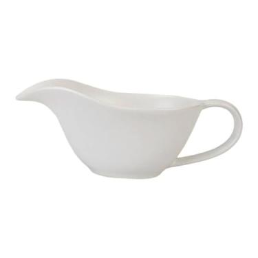 Imagem de IEUDNS Molheira de cerâmica para salada, servir molho, dispensador para leite, ideal para o Dia de ação de Graças na cozinha ou sala de jantar, Branco