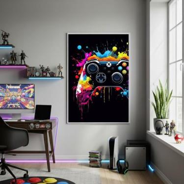 Imagem de Quadro Decorativo Controle XBOX-70x50cm Mold Preta - Quadros On-line