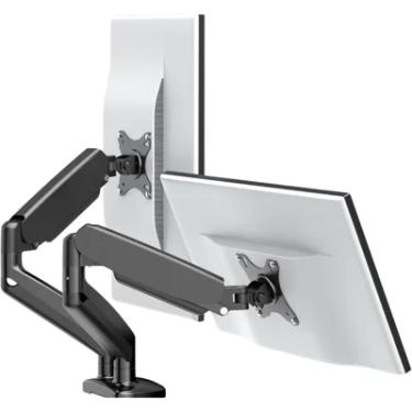Imagem de Suporte Duplo Ajustável Flexibilidade Para Monitores De 17  A 32