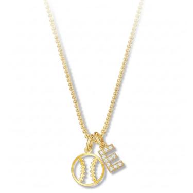 Imagem de Aswinfon Colar com inicial de softball, para mulheres e adolescentes, banhado a ouro 18K, pingente de letra A-Z, joias de beisebol, colar esportivo, presentes de softball, presentes para mulheres, seu