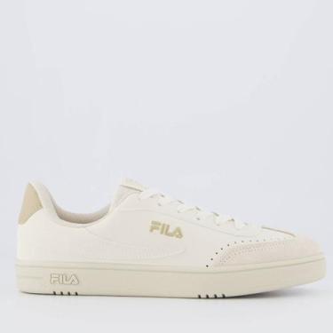 Imagem de Tênis Fila Court 80 Feminino Bege, 38