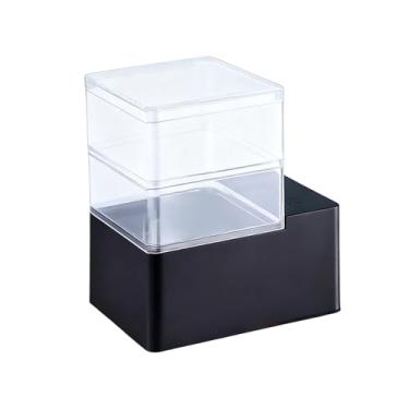 Imagem de Fenteer Dispensador automático de ração para peixes, dispensador automático de ração para aquário redondo com temporizador, estável, selado, leve, fácil de, 240 Ml