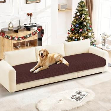 Imagem de CYCMACO Capas de sofá impermeáveis para animais de estimação, capa de cama de cachorro impermeável, cobertores macios antiderrapantes para cães, lavável, cobertor para cães grandes e gatos (76 x 182