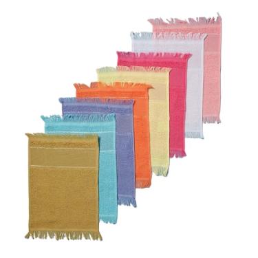 Imagem de Kit 10 Toalhinhas De Mão Para Bordar E Boca Premium