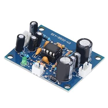 Imagem de aqxreight Placa Pré-amplificadora PCB Painel Frontal de Alimentação única Painéis Duplos Design 5 Vezes Ampliação Capacitores de 12-35V de Alto Colo Placa Pré-amplificadorMódulo de Alimentação única