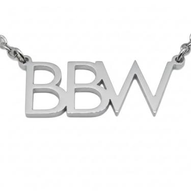 Imagem de Colar BBW – Colar com pingente de mulher grande e bonita de aço inoxidável banhado a ouro ou prata, Aço inoxidável banhado a prata, Sem Pedra Preciosa