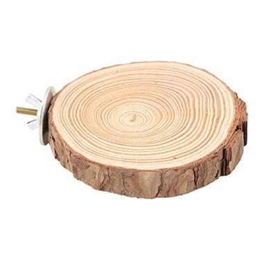 Imagem de Generic Suporte Redondo de Madeira Natural Prático para Pássaros, Posição Mordedora, para Plataforma de Gaiola para Animais de Estimação (5-6)
