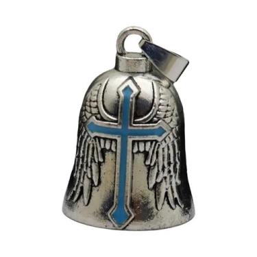 Imagem de Chaveiro Com Asas De Anjo Guardião Vermelho, Amuleto Gótico Para Motoc