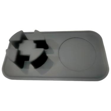 Imagem de Suporte portátil com máquinas de café Ninja, tapete de silicone compatível com Ninja Luxe Cafe ES601 ES701 (preto)
