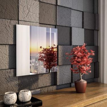 Imagem de Espelho Flamboiã 39,8x39,8cm Flora Astra