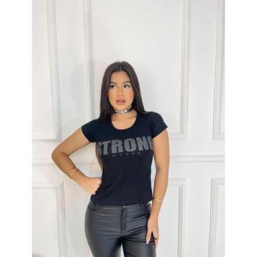 Imagem de Blusa feminina estampada Mulher Forte, Strong Women - GK TODA BELA, Pr