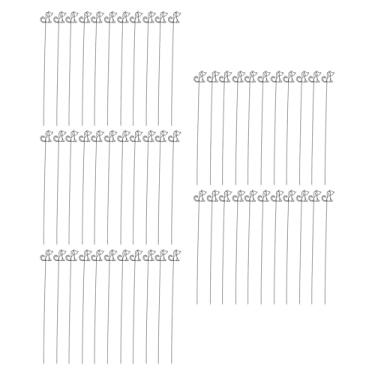Imagem de ZJchao 50 Suportes de Cartão de Presente Dos Pces, Picaretas Florais, 300mm Topper Bouquet Titular do Cartão Preto Forma de Gato Floral Picareta Decoração do Potenciômetro