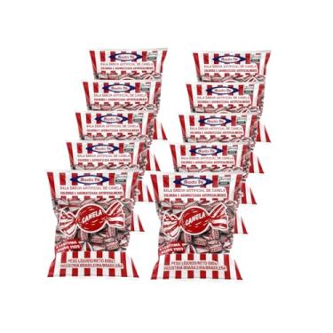 Imagem de Santa Fe Bala Canela, Kit com 10 Pacotes, 600g