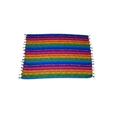 Imagem de Canga de praia Bandeira do Brasil/ Guarujá/ Rio em poliéster - Corpo D