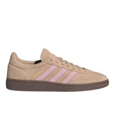 Imagem de adidas Originals Tênis feminino de vôlei de handebol Spezial, Arenito quente/rosa claro/chiclete, 8.5