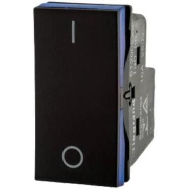 Imagem de Modulo Interruptor Bipolar Simples Pial Plus+ Legrand Preto 612005PT