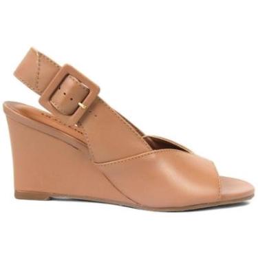 Imagem de Sandália Anabela Bottero Couro Atanado 375022 Feminino-Feminino