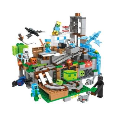 Imagem de Conjunto De Blocos De Montar Edição Especial Vila Das Cavernas Com Fig