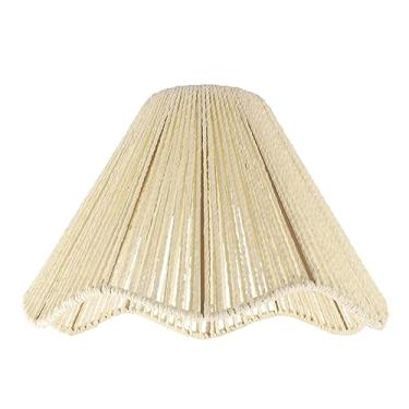 Imagem de ShengQuanHao Abajur de Corda Trançada Estilo Boêmio, Substituição para Luminária de Teto, Luminária Pendente para Casa, Restaurante E Sala de Estar, bege, Tamanho real