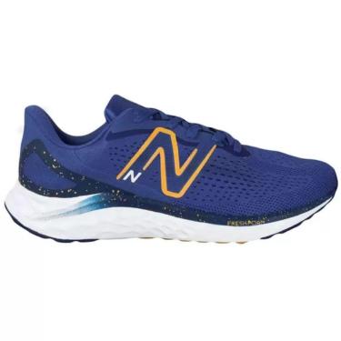 Imagem de Tênis New Balance Fresh Foam Arishi V4 Azul/Laranja Masculino-Masculino