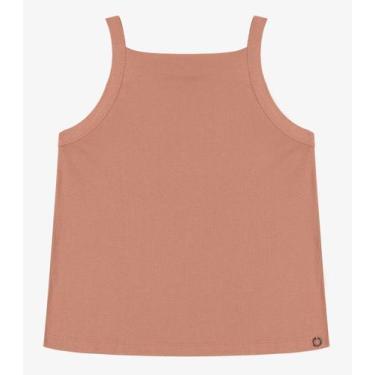 Imagem de Regata Visco Tricot Feminina Endless Marrom, GG, Marrom