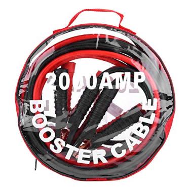 Imagem de lyrlody 12V Carote de Energia Booster Cable Battery Jumper Cabos Pesados ​​para Carros Caminhões SUVs Com 13,1 Pés de Cabo Longo Flexível de Dentes de Cobre Puro (#1)