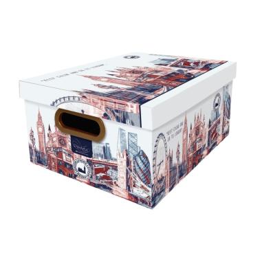 Imagem de Caixa Organizadora Mundi Londres Média 20,38 Litros - Dello