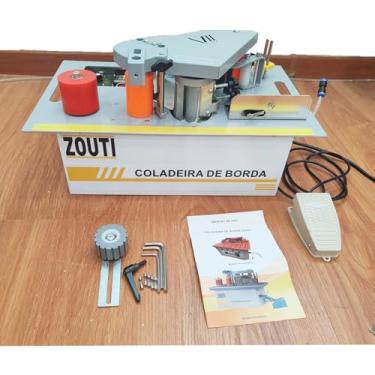 Imagem de Coladeira Borda Mdf Corte Automático Zouti Embutir Bancada 220v