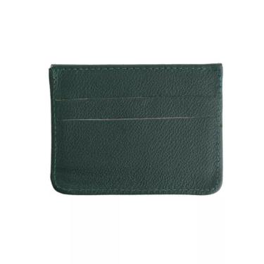 Imagem de Carteira Compacta Masculina Em Couro Slim Bertoni Fly Verde