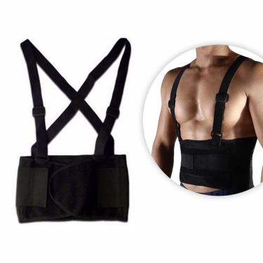 Imagem de Cinto De Ajuste Para Peso Lombar Corretor Postural Coluna Tamanho:xxl