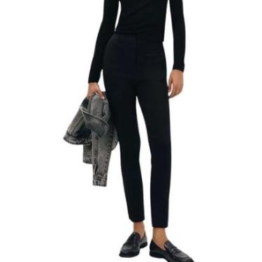 Imagem de Calça Hering Básica Feminina Cintura Média Em Alfaiataria-Feminino