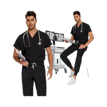 Imagem de Conjunto Unissex De Uniforme Hospitalar Para Médicos E Enfermeiros: Bl